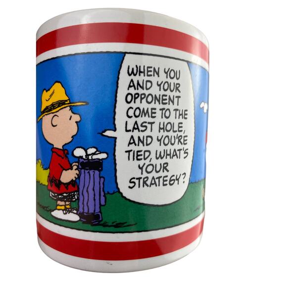 Golf, Gift, & Gallery Peanuts Charlie Brown & The Gang Golf Coffee Estate Mugs - Picture 4 of 12